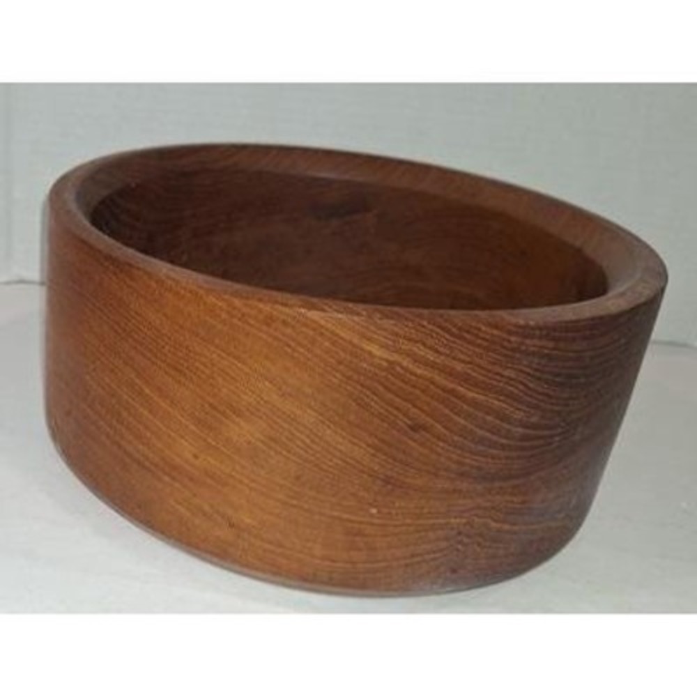 Good Wood Teak Bowl Salad Dough Vintage
